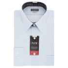 Van Heusen Vh Flex Collar Reg Stretch Long Sleeve Twill Pattern Dress Shirt