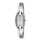 Seiko Womens Crystal-accent Two-tone Stainless Steel Solar Watch Sup084