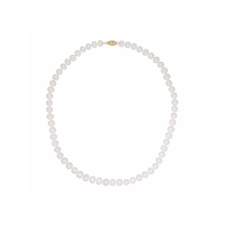 Certified Sofia&trade; 7-7.5mm Cultured Freshwater Pearl 24 Strand Necklace