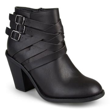 Journee Collection Strap Womens Bootie