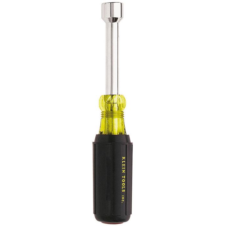 Klein Tools 630-1/4 1/4 Cushion Grip Hollow Shank Nut Driver