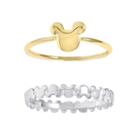 Disney Disney Womens Mickey Mouse Stackable Ring