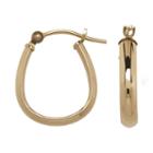 Infinite Gold&trade; 14k Yellow Gold Polished U-hoop Earrings