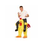 Ride A Chicken Adult Costume - One Size Fits Most