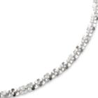 18 Criss-cross Chain Sterling Silver