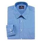 Stafford Long Sleeve Woven Stripe Dress Shirt