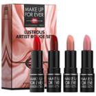 Make Up For Ever Lustrous Artist Rouge Lipstick Set