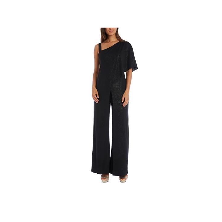 R & M Richards Glitter Knit Jumpsuit