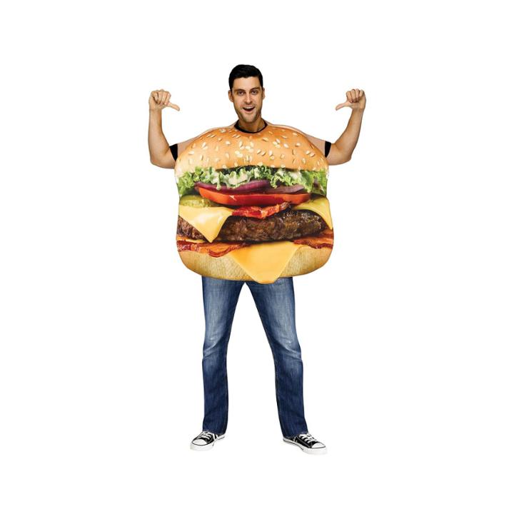 Cheeseburger Dress Up Costume Unisex