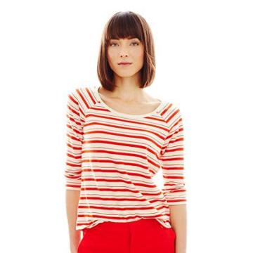 Joe Fresh 3/4-sleeve Striped Tee