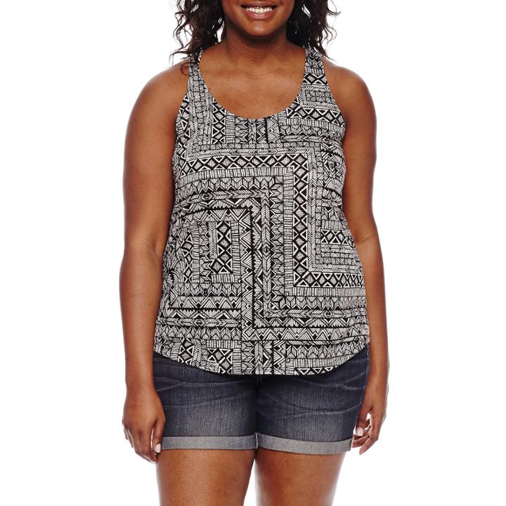 Arizona Jersey Tank Top-juniors Plus