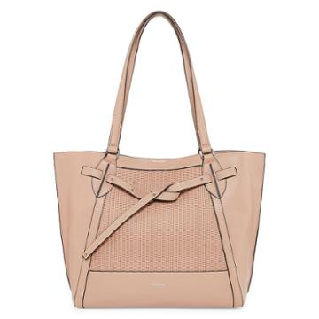 Perlina Shine Ii Leather Tote Bag