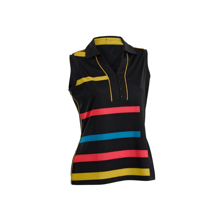 Blast Sleeveless Plus Sleeveless Animal Knit Polo Shirt Plus