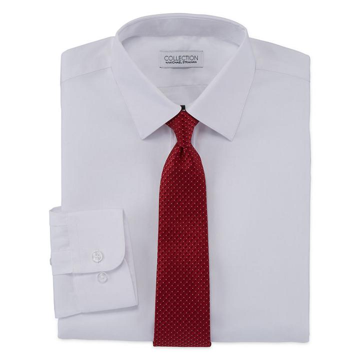 Collection By Michael Strahan Shirt + Tie Set - 8-20-reg And Husky