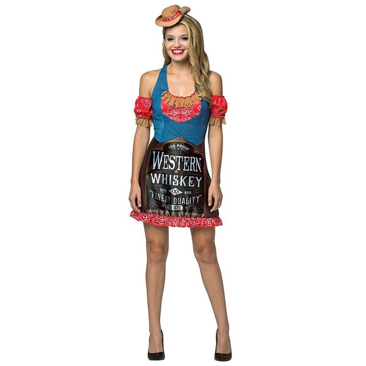 Whiskey Dress Adult Womens Costume