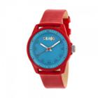 Crayo Unisex Red Strap Watch-cracr4902