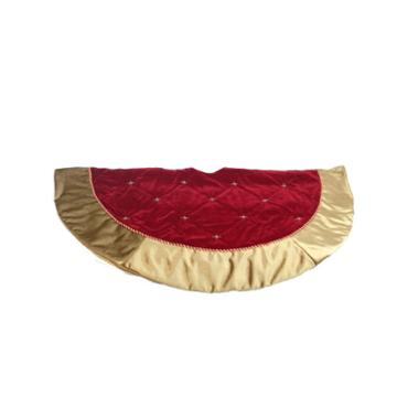 Kurt Adler 52 Velvet Treeskirt With Hand Beading