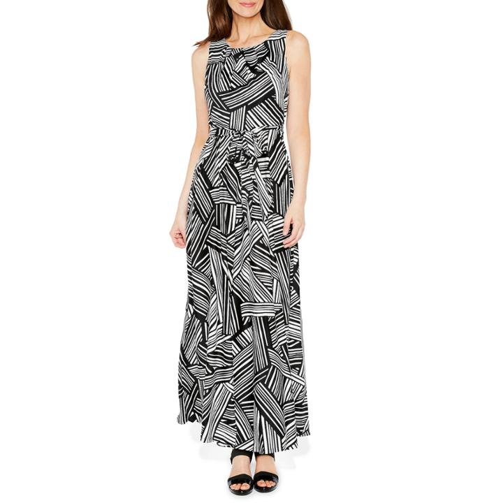 R & K Originals Sleeveless Pattern Maxi Dress