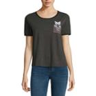 Feline Fine Cat In Pocket Graphic T-shir