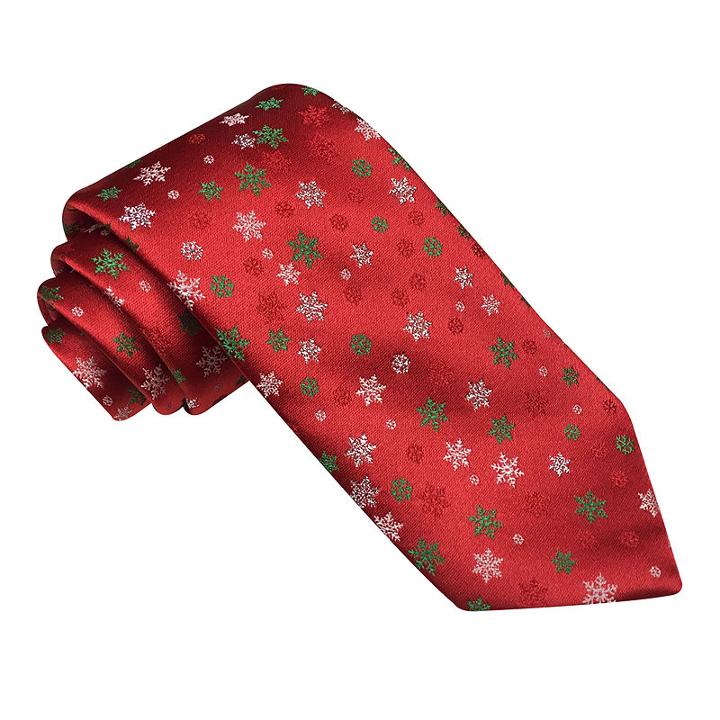 Hallmark Woven Small Snowflake Tie
