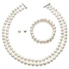 Womens 3-pc. White Pearl Jewelry Set