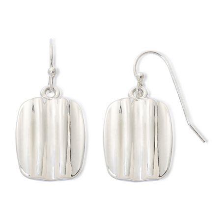 Liz Claiborne Silver-tone Drop Earrings
