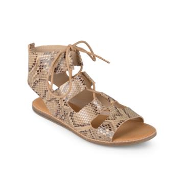 Journee Collection Ila Lace-up Gladiator Sandals
