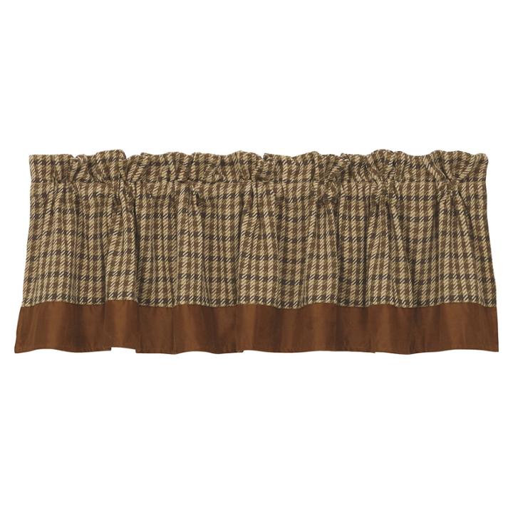 Hiend Accents 84x18 Crestwood Houndstooth Valance
