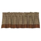 Hiend Accents 84x18 Crestwood Houndstooth Valance