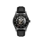 Caravelle New York Mens Stainless Steel Skeleton Automatic Watch 45a120