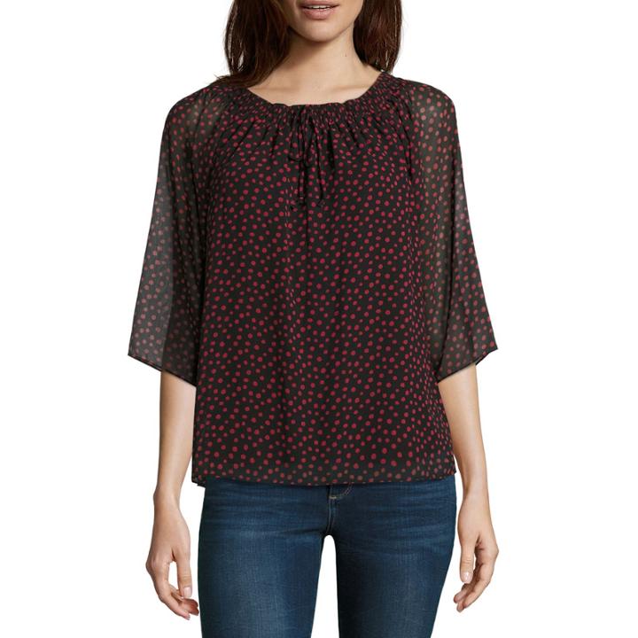 Alyx Printed Off Shoulder Top