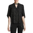 Worthington Elbow-sleeve Grommet Top - Tall