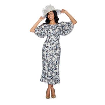 Giovanna Collection Women's Printed Long Dress - Plus