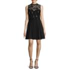 Speechless Sleeveless Sequin & Tulle Dress