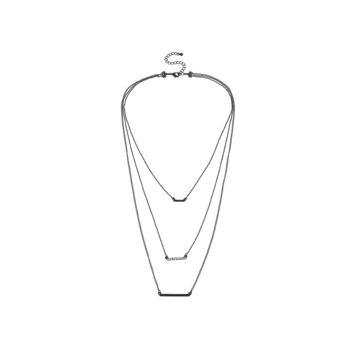 Mixit&trade; Crystal Three-row Necklace