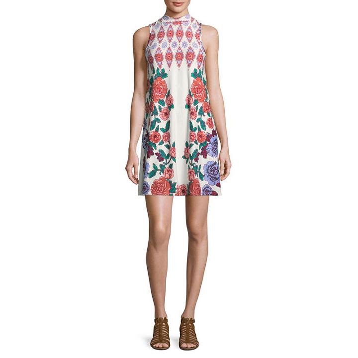 Heart N Soul Sleeveless Trapeze Dress-juniors