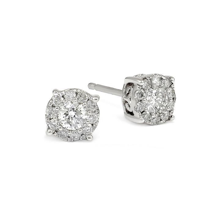 Limited Quantities 1/2 Ct. T.w. White Diamond 14k Gold Drop Earrings