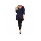 White Mark Tonya Tunic Top Plus