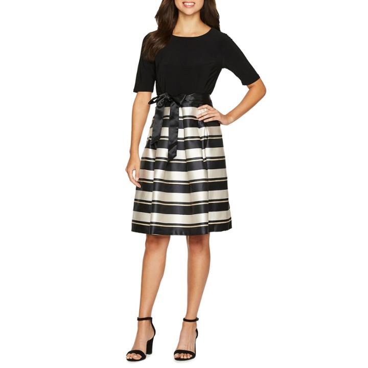 R & K Originals 3/4 Sleeve Party Dress