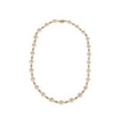 Cultured Freshwater Pearl 14k Gold Over Silver Necklace