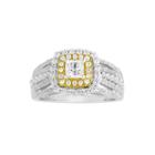 I Said Yes&trade; 1 Ct. T.w. Diamond Double-frame Two-tone Gold Bridal Ring