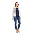 Skyes The Limit St. Barths Lace Bomber Jacket- Plus
