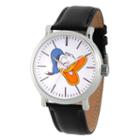 Disney Mickey And Friends Mens Black Strap Watch-wds000338
