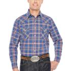 Ely Cattleman Long Sleeve Plaid Snap Western Shirt Tall