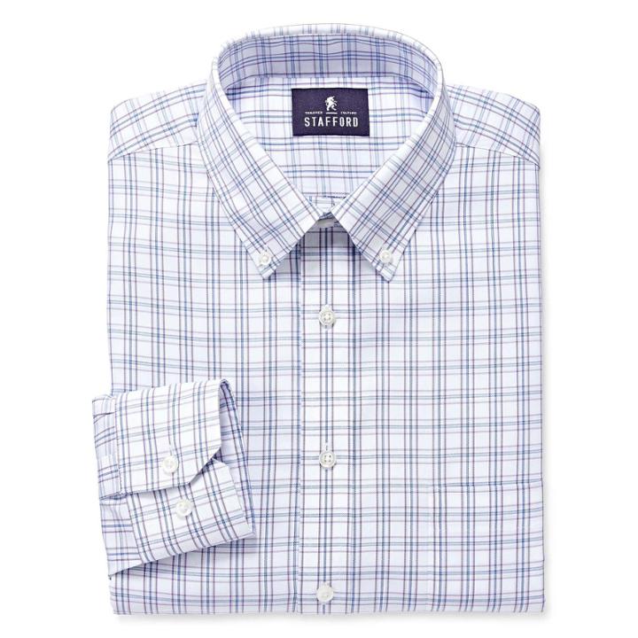 Stafford Executive Pinpoint Oxford Dress Shirt