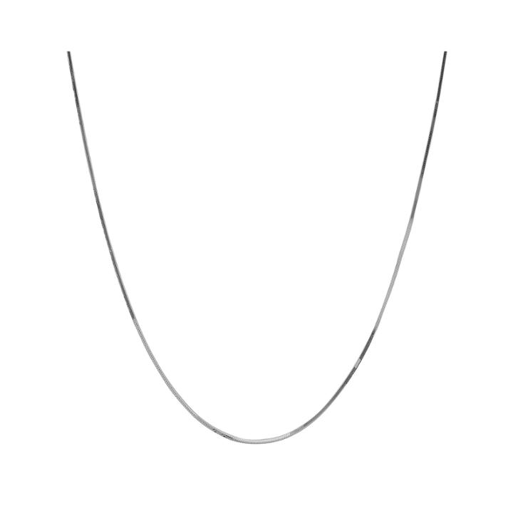 10k White Gold 16 Snake Chain Necklace