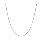 10k White Gold 16 Snake Chain Necklace