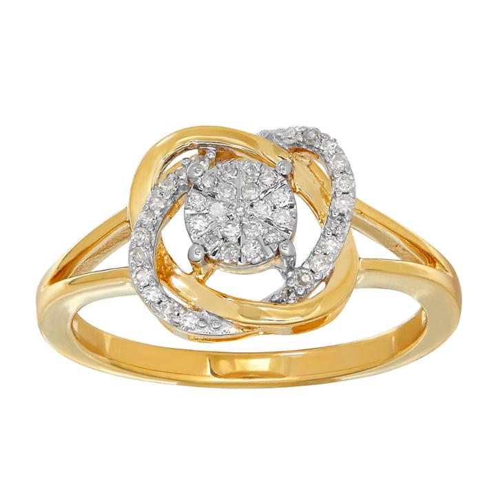 1/6 Ct. T.w. Diamond 10k Yellow Gold Ring