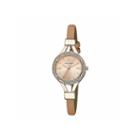 Laura Ashley Womens Rose Goldtone Strap Watch-la31025rg