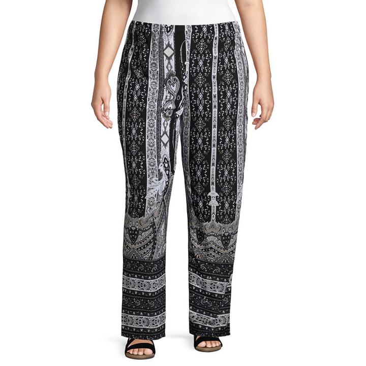 Knit Printed Pant-plus